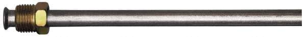 AGS Company - 1/4" OD x 72" Long, Automotive Brake Line - Steel with Galvanized Zinc Coating - USA Tool & Supply