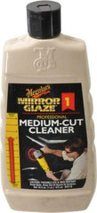 Mirror Glaze - Automotive Medium Cut Cleaner - 16 oz Bottle - USA Tool & Supply