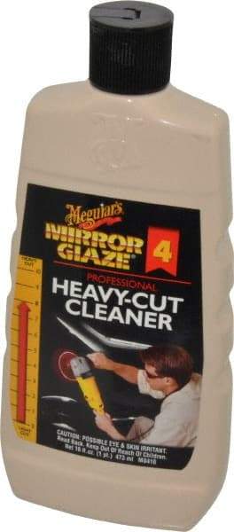 Mirror Glaze - Automotive Heavy Cut Cleaner - 16 oz Bottle - USA Tool & Supply