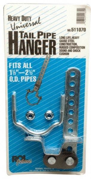 Made in USA - 4-1/4" Long, Steel Tailpipe Hanger - 1-1/2" OD - USA Tool & Supply