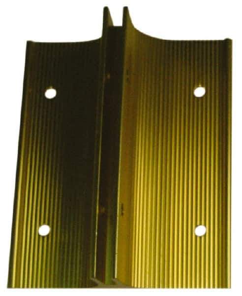 NMC - Aluminum Flag Style Wall Sign Holder - Gold, 10 Inch Width x 10 Inch Holder Height - USA Tool & Supply