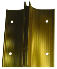 NMC - Aluminum Flag Style Wall Sign Holder - Gold, 8 Inch Width x 8 Inch Holder Height - USA Tool & Supply