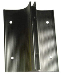 NMC - Aluminum Flag Style Wall Sign Holder - Silver, 2 Inch Width x 2 Inch Holder Height - USA Tool & Supply