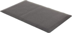 Wearwell - 5' Long x 3' Wide, Dry Environment, Anti-Fatigue Matting - Black, Vinyl with Urethane Sponge Base, Beveled on 4 Sides - USA Tool & Supply