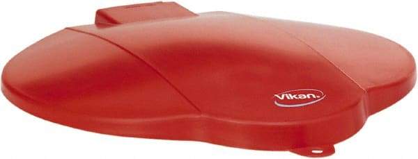 Vikan - 3 Gal Polypropylene Pail Lid - Red, For Use with 5689 - USA Tool & Supply