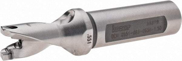 Iscar - 0.551" to 0.567" Diam, 1.5xD, 0.83" Max Depth, 5/8" Shank Diam, 3.51" OAL, Replaceable-Tip Drill - FCP, ICK, ICK-2M, ICM, ICN, ICP, iCP-2M Insert, 14 Seat Size, 73382764 Toolholder, Series SumoCham - USA Tool & Supply