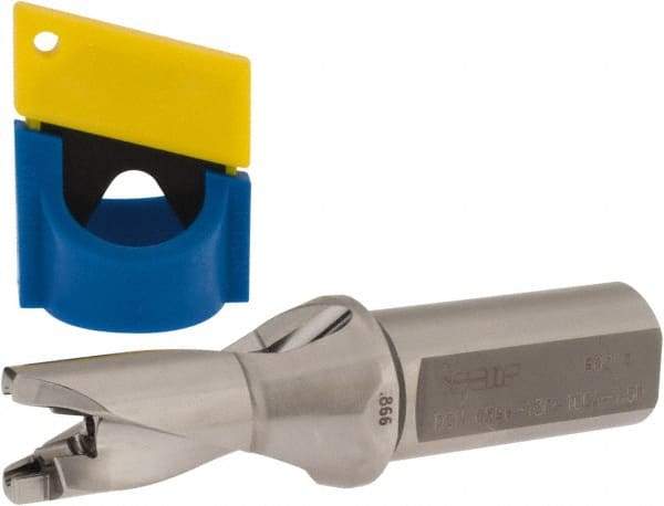 Iscar - 0.866" to 0.902" Diam, 1.5xD, 1.3" Max Depth, 1" Shank Diam, 4.87" OAL, Replaceable-Tip Drill - FCP, ICK, ICK-2M, ICM, ICN, ICP, iCP-2M Insert, 22 Seat Size, 73382822 Toolholder, Series SumoCham - USA Tool & Supply