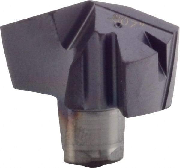 Iscar - Series ICP, 20.5mm Diam Grade IC908 140° Replaceable Drill Tip - Carbide, TiAlN Finish, 20 Seat Size - USA Tool & Supply