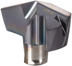 Iscar - Series ICP, 0.819" Diam Grade IC908 140° Replaceable Drill Tip - Carbide, TiAlN Finish, 20 Seat Size, Through Coolant - USA Tool & Supply