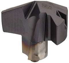 Iscar - Series ICP, 22.61mm Diam Grade IC908 140° Replaceable Drill Tip - Carbide, TiAlN Finish, 22 Seat Size - USA Tool & Supply