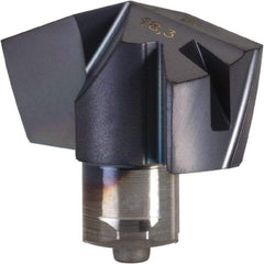 Iscar - Series ICP, 0.72" Diam Grade IC908 140° Replaceable Drill Tip - Carbide, TiAlN Finish, 18 Seat Size, Through Coolant - USA Tool & Supply
