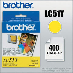 Brother - Yellow Ink Cartridge - Use with Brother DCP-130C, 330C, 350C, intelliFAX-1360, 1860C, 1960C, 2480C, 2580C, MFC-230C, 240C, 440CN, 465CN, 665CW, 685CW, 845CW, 885CW, 3360C, 5460CN, 5860CN - USA Tool & Supply