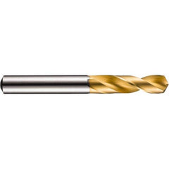 DORMER - 3.7mm 130° Spiral Flute Solid Carbide Screw Machine Drill Bit - USA Tool & Supply