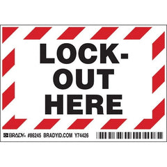 Brady - Safety & Facility Labels Message Type: Accident Prevention Header: None - USA Tool & Supply