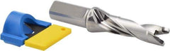 Iscar - 0.866" to 0.902" Diam, 3xD, 2.6" Max Depth, 1" Shank Diam, 6.17" OAL, Replaceable-Tip Drill - FCP, ICK, ICK-2M, ICM, ICN, ICP, iCP-2M Insert, 22 Seat Size, 73438798 Toolholder, Series SumoCham - USA Tool & Supply