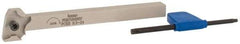Iscar - External Thread, 0.256" Max Depth of Cut, 0.5mm Min Groove Width, 5" OAL, Right Hand Indexable Grooving Cutoff Toolholder - 3/8" Shank Height x 3/8" Shank Width, PENTA 24... Insert Style, PCH Toolholder Style, Series PentaCut - USA Tool & Supply