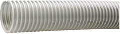 Kuriyama of America - 1-1/2" ID x 1.85" OD, 50 Max psi, Full In. Hg, Dry Material Handling & Transfer Hose - PVC, -40 to 150°F, 2" Bend Radius, 100' Coil Length, Clear - USA Tool & Supply