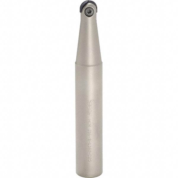 Iscar - 25mm Cut Diam, 0.059" Max Depth, 25mm Shank Diam, Weldon Shank Indexable High-Feed End Mill - Screw Holding Method, FF WOMT/WOCT, FF WOMW Insert, FF EW Toolholder, Through Coolant - USA Tool & Supply