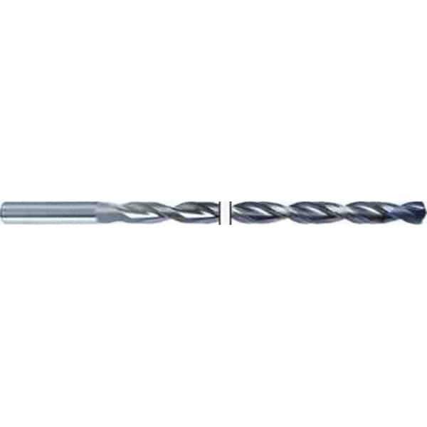 Guhring - 31/64" 135° Spiral Flute Solid Carbide Screw Machine Drill Bit - TiAlN Finish, Right Hand Cut, 318mm Flute Length, 367mm OAL, Straight Shank, Through Coolant - USA Tool & Supply