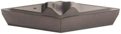 Kennametal - VPGR3305, KCU10 Grade Carbide Profiling Insert - AlTiN Finish, 35° Incl Angle, Diamond, 0.6538" Side Length, 3/16" Thick, 0.2mm Corner Radius, 3/8" Inscribed Circle - USA Tool & Supply