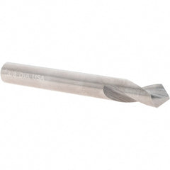 Chicago-Latrobe - 3/8" Body Diam, 90°, 3-1/8" OAL, Solid Carbide Spotting Drill - USA Tool & Supply