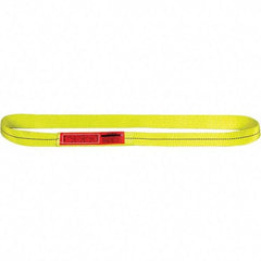 Lift-All - 3' Long x 1" Wide, 2,000 Lb Vertical Capacity, Polyester Web Sling - 1,600 Lb Choker Capacity - USA Tool & Supply