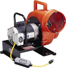 Allegro - 8" Inlet, Direct Drive, 4 hp, 1,850, 760 CFM, Blower - 10 Amp Rating, 115 Volts, 1,140 & 1,725 RPM - USA Tool & Supply