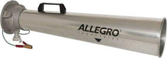 Allegro - 30-1/2 Inch Long, Galvanized Steel Venturi Style Pneumatic Blowers - 1/2 Inch NPT, 7.31 Inch Base Diameter, 7 Inch Face Diameter - USA Tool & Supply