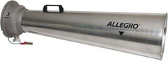 Allegro - 44-1/4 Inch Long, Galvanized Steel Venturi Style Pneumatic Blowers - 1 Inch NPT, 11-1/4 Inch Base Diameter, 12-1/2 Inch Face Diameter - USA Tool & Supply