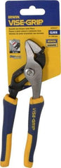 Irwin - 6" OAL, 1" Jaw Length, Groove Joint Pliers - Smooth Jaw, Smooth Head, ProTouch Handles - USA Tool & Supply