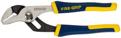 Irwin - 6" OAL, 1" Jaw Length, Groove Joint Pliers - Serrated Jaw, Straight Head, ProTouch Handles - USA Tool & Supply