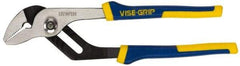 Irwin - 10" OAL, 2" Jaw Length, Groove Joint Pliers - Serrated Jaw, Straight Head, ProTouch Handles - USA Tool & Supply