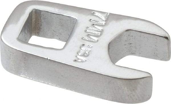 Proto - 7mm 1/4" Drive Chrome Crowfoot Wrench - 33/64" Head Diam x 0.218" Head Thickness, 0.93" OAL - USA Tool & Supply