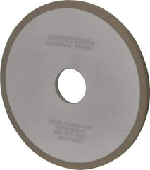 Norton - 6" Diam x 1-1/4" Hole x 1/4" Thick, 120 Grit Surface Grinding Wheel - Diamond, Type 1A1, Fine Grade, Resinoid Bond - USA Tool & Supply