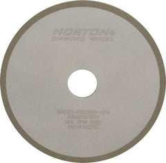 Norton - 7" Diam x 1-1/4" Hole x 1/4" Thick, 100 Grit Surface Grinding Wheel - Diamond, Type 1A1, Fine Grade, Resinoid Bond - USA Tool & Supply