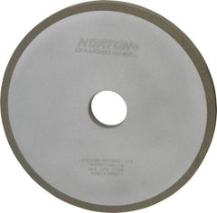 Norton - 7" Diam x 1-1/4" Hole x 1/2" Thick, 100 Grit Surface Grinding Wheel - Diamond, Type 1A1, Fine Grade, Resinoid Bond - USA Tool & Supply