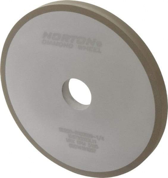 Norton - 7" Diam x 1-1/4" Hole x 1/2" Thick, 220 Grit Surface Grinding Wheel - Diamond, Type 1A1, Very Fine Grade, Resinoid Bond - USA Tool & Supply