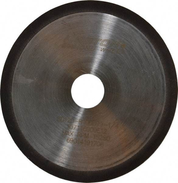 Norton - 4" Diam x 3/4" Hole x 1/32" Thick, 120 Grit Surface Grinding Wheel - Diamond, Type 1A1R, Coarse Grade - USA Tool & Supply