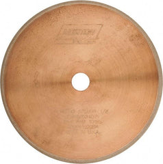 Norton - 6" Diam x 5/8" Hole, 100 Grit Surface Grinding Wheel - Diamond, Type 1A1R, Coarse Grade - USA Tool & Supply