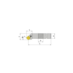 Indexable Turning Toolholders; Cutting Direction: Right Hand; Compatible Insert Size Code: SN..1506.; Toolholder Style: PSSNR; Rake: Negative; Rake Angle: 0; Multi-use Tool: No; Lead Angle: 45.0; Insert Holding Method: Lever; Shank Width (mm): 32.00; Shan