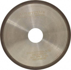 Norton - 6" Diam x 1-1/4" Hole, 120 Grit Surface Grinding Wheel - Diamond, Type 1A1R, Coarse Grade - USA Tool & Supply