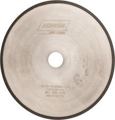 Norton - 10" Diam x 1-1/4" Hole, 120 Grit Surface Grinding Wheel - Diamond, Type 1A1R, Coarse Grade - USA Tool & Supply