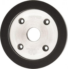 Norton - 6" Diam, 1-1/4" Hole Size, 3/4" Overall Thickness, 150 Grit, Type 6 Tool & Cutter Grinding Wheel - Very Fine Grade, Diamond, P Hardness, Vitrified Bond - USA Tool & Supply