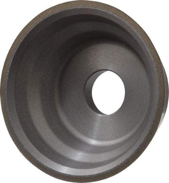 Norton - 3" Diam, 3/4" Hole Size, 1-1/4" Overall Thickness, 150 Grit, Type 11 Tool & Cutter Grinding Wheel - Very Fine Grade, Diamond, Resinoid Bond - USA Tool & Supply