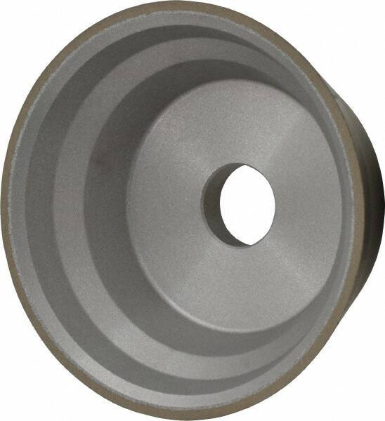 Norton - 3-3/4" Diam, 3/4" Hole Size, 1-1/2" Overall Thickness, 120 Grit, Type 11 Tool & Cutter Grinding Wheel - Fine Grade, Diamond, Resinoid Bond - USA Tool & Supply