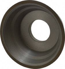 Norton - 3-3/4" Diam, 1-1/4" Hole Size, 1-1/2" Overall Thickness, 150 Grit, Type 11 Tool & Cutter Grinding Wheel - Very Fine Grade, CBN, Resinoid Bond - USA Tool & Supply