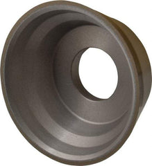 Norton - 3-3/4" Diam, 1-1/4" Hole Size, 1-1/2" Overall Thickness, 150 Grit, Type 11 Tool & Cutter Grinding Wheel - Very Fine Grade, Diamond, Resinoid Bond - USA Tool & Supply