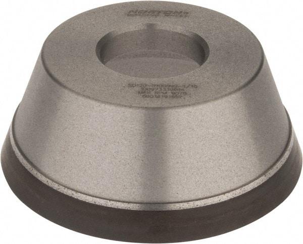 Norton - 3-3/4" Diam, 1-1/4" Hole Size, 1-1/2" Overall Thickness, 120 Grit, Type 11 Tool & Cutter Grinding Wheel - Fine Grade, Diamond, Resinoid Bond - USA Tool & Supply