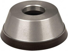 Norton - 3-3/4" Diam, 1-1/4" Hole Size, 1-1/2" Overall Thickness, 220 Grit, Type 11 Tool & Cutter Grinding Wheel - Very Fine Grade, Diamond, Resinoid Bond - USA Tool & Supply