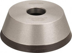 Norton - 5" Diam, 1-1/4" Hole Size, 1-3/4" Overall Thickness, 150 Grit, Type 11 Tool & Cutter Grinding Wheel - Very Fine Grade, Diamond, Resinoid Bond - USA Tool & Supply